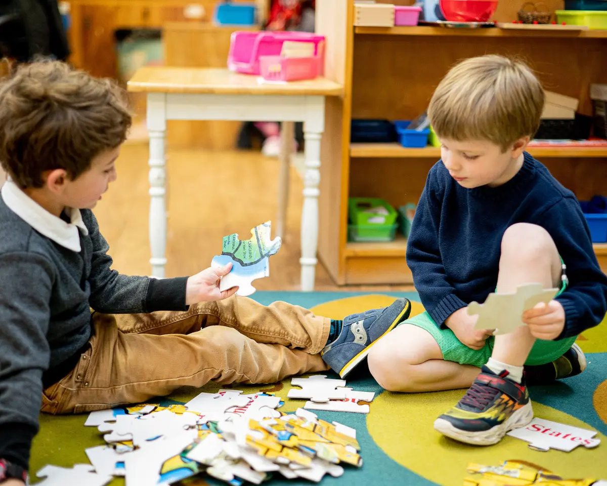 Little School students in their classroom